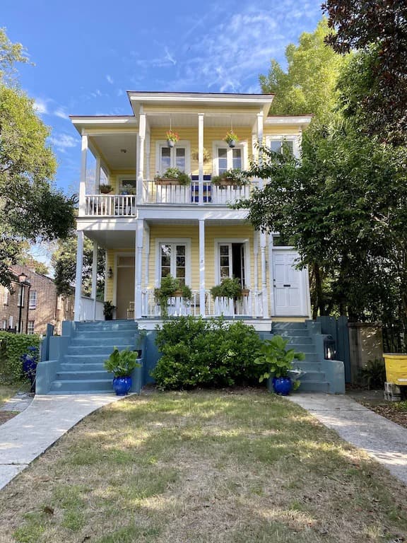 House facade in Beacon Hill